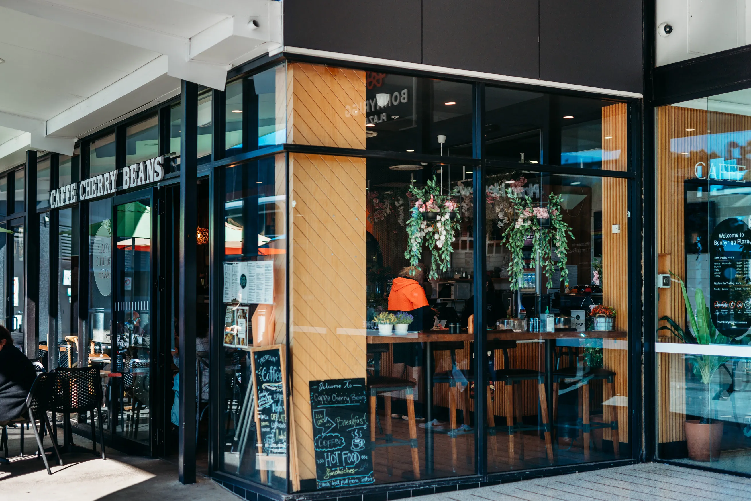 Cafe Cherry Beans interior at Bonnyrigg Plaza