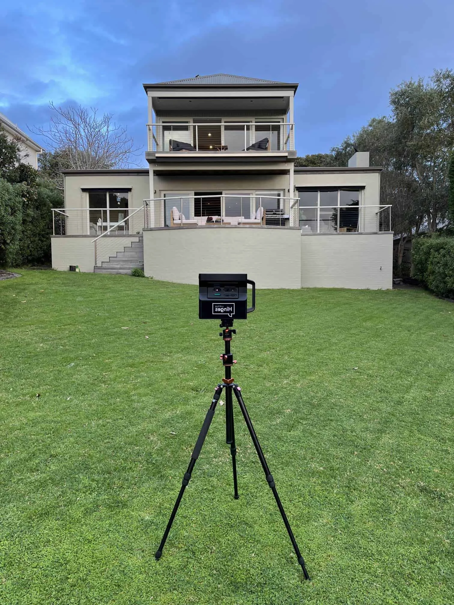 Little Hinges Matterport camera set up to scan an Australian property