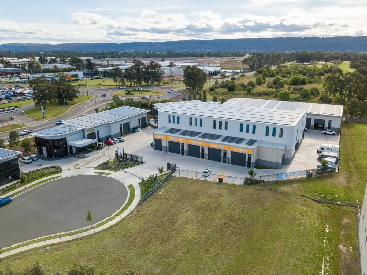 Waterside Business Park aerial view showing the Penrith gateway development